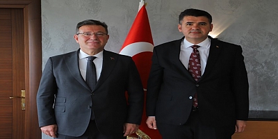 Sarıyer Belediye Başkanı Mustafa Oktay Aksu, Kaymakam Ömer Kalaylı’yı ziyaret etti