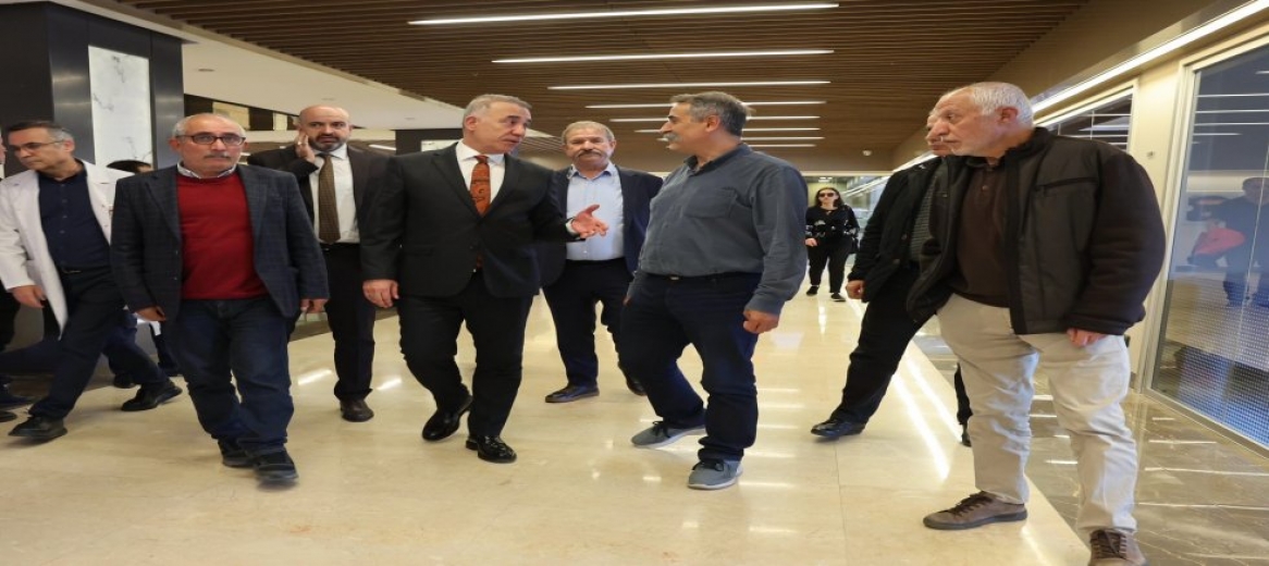 Abdurrahman Dursun'dan Sırrı Süreyya Önder’e hastane ziyareti