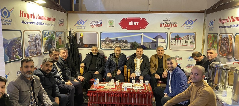 Adil Güngör’den Ramazan Çadırında Siirtlilere Ziyaret