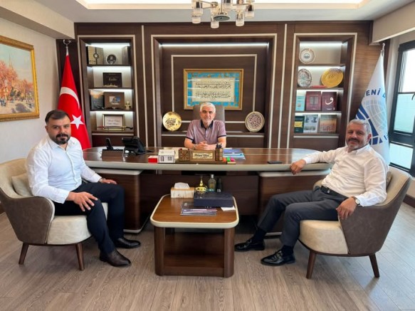 Adıyaman Dernekler Federasyonu Başkanı Hüseyin Sevinçtekin’den Mahmut Göksu’ya Ziyaret