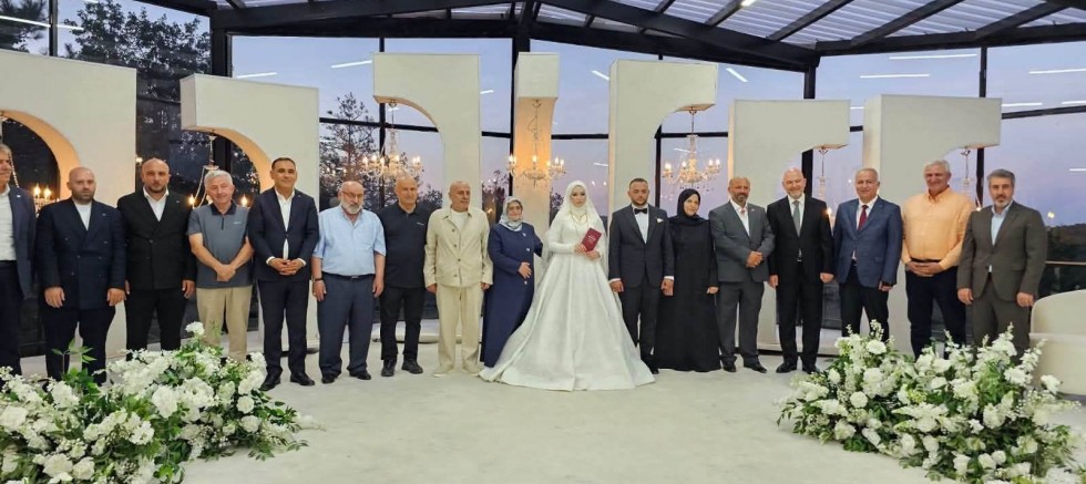 AK Parti Sultangazi İlçe Başkanı İmdat Kamacı, Bünyamin ve Zehra Çiftinin Nikâh Törenine Katıldı