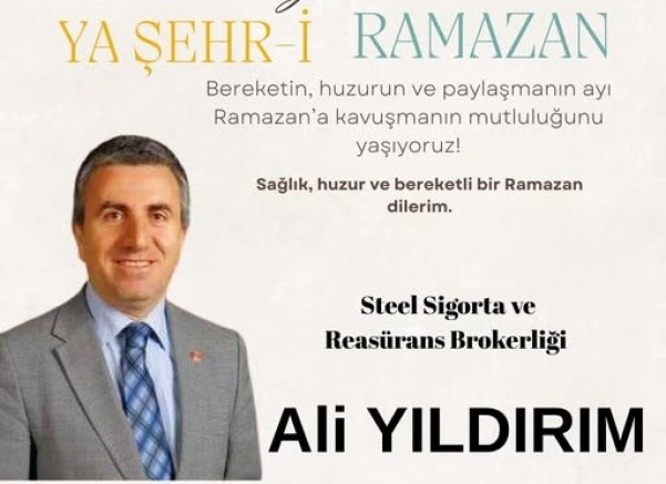 Ali Yıldırım’dan Ramazan Ayı Mesajı