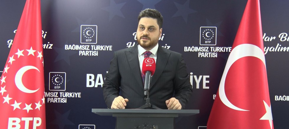 Bağımsız Türkiye Partisi (BTP) Genel Başkanı Hüseyin Baş,“Ya mahkumiyet, ya milli duruş!”