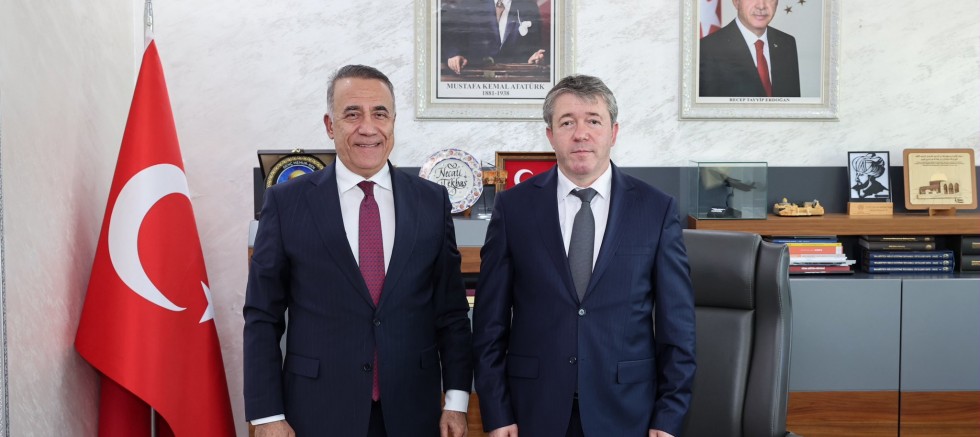 Başkan Abdurrahman Dursun’dan İlçe Millî Eğitim Müdürü Necati Tekbaş’a Ziyaret