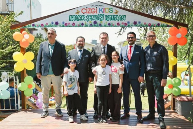 Başkan Balcıoğlu, Çizgi Kids Anaokulu’nun Bahar Şenliği’ne katıldı