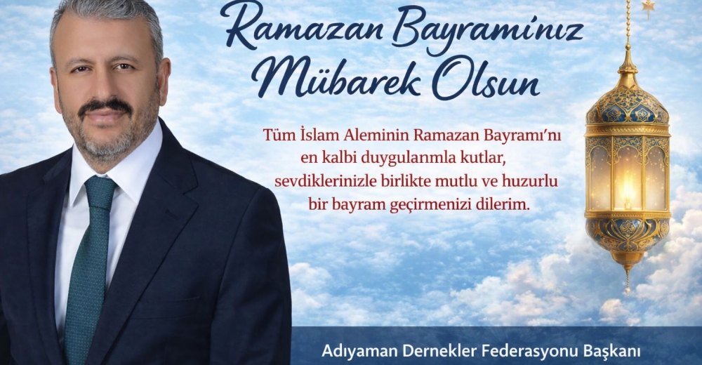 Başkan Hüseyin Sevinçtekin’den Ramazan Bayramı Mesajı
