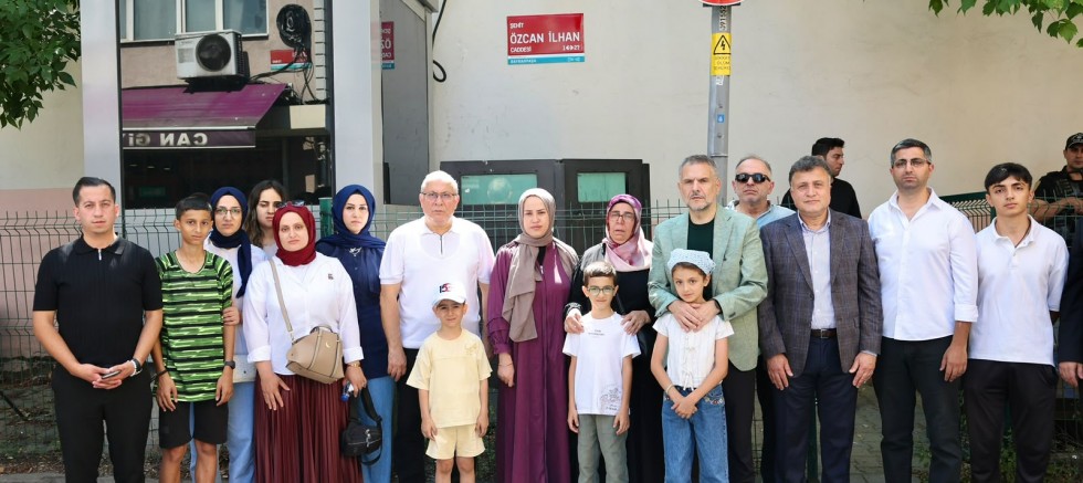 Bayrampaşa Belediyesi’nden şehit Özcan İlhan’a anlamlı vefa