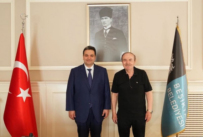 Beşiktaş Belediyesi Başkan Vekili Rasim Şişman, Eski Belediye Başkanı Yusuf Namoğlu’nu Ağırladı