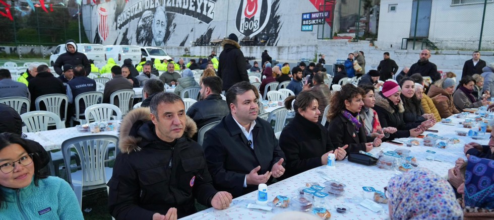 Beşiktaş Belediyesi’nden Ramazan Dayanışması: Dikilitaş ve Gayrettepe’de Mahalle İftarı