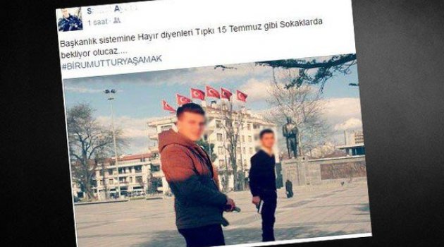 Büyük tepki çeken paylaşıma gözaltı