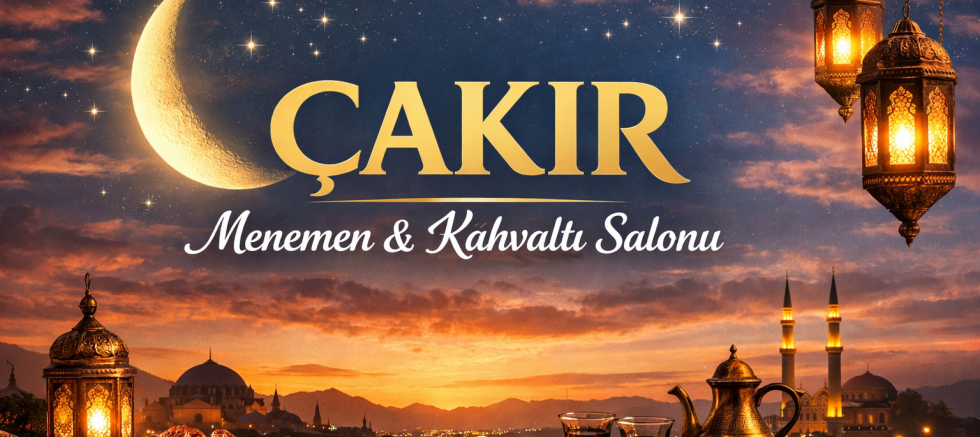 ÇAKIR Menemen & Kahvaltı Salonu Ramazan Boyunca Sahurda da Açık!