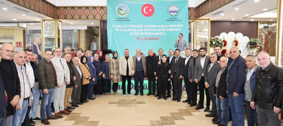 Çatalzeytinliler Yardımlaşma Derneği ve Karacakaya Gönüllüleri Derneği’nden Geleneksel İftar Programı