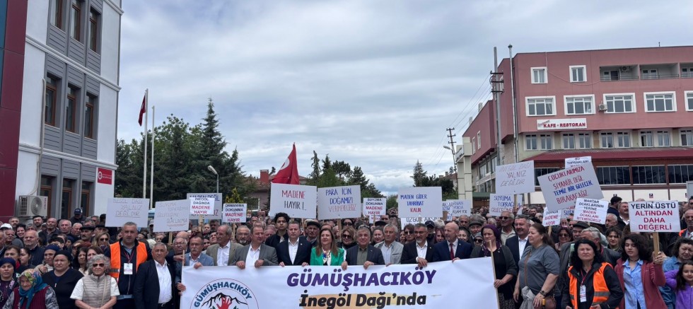 CHP’li Ramis Topal’dan “İnegöl Dağı’nda Madene Hayır” Etkinliğine Destek