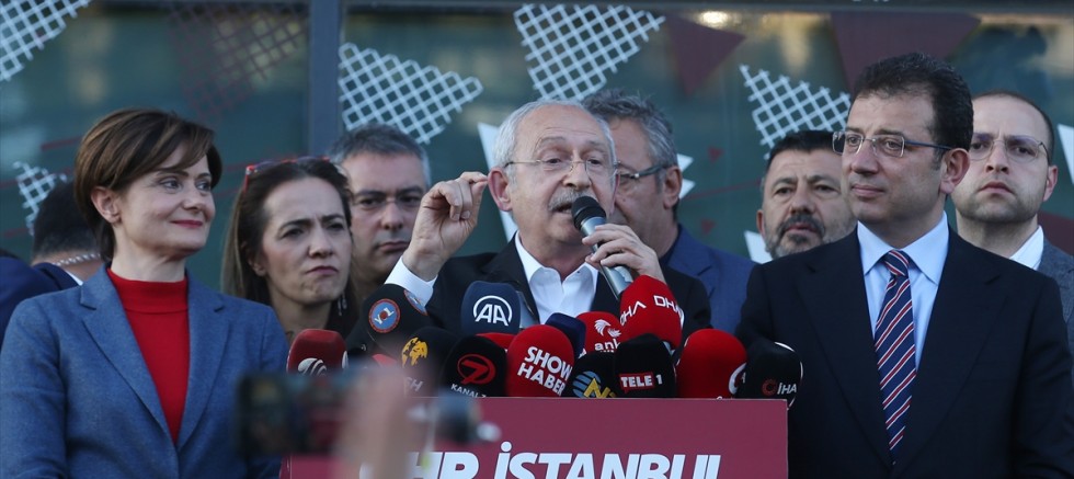 CHP lideri Kemal Kılıçdaroğlu, Canan Kaftancıoğlu'na destek için İstanbul'da: 