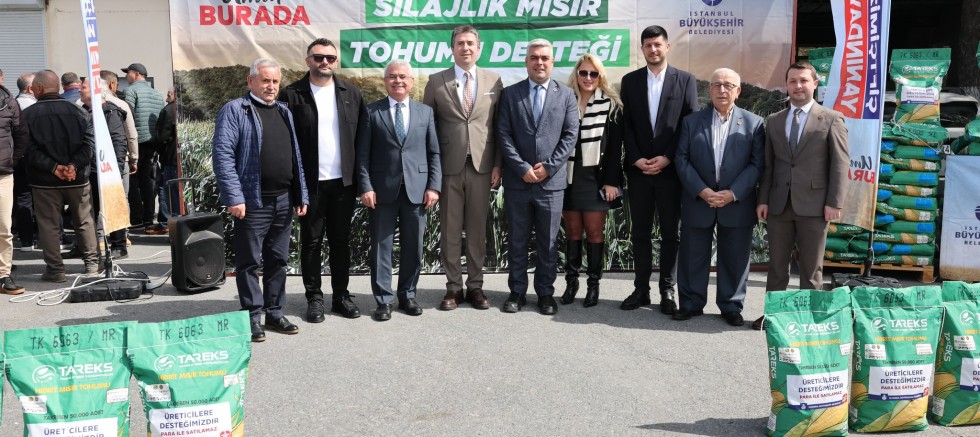 Çiftçilere 1.400 Torba Silajlık Mısır Tohumu Desteği