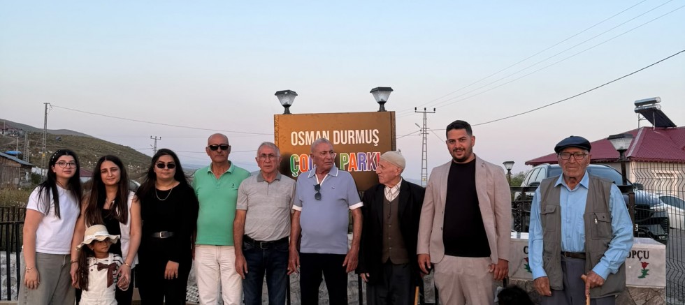Emrecan Durmuş’tan Babası Osman Durmuş’un Hatırasına Anlamlı Park