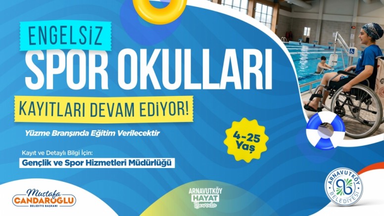 Engelsiz Spor Okullarında Kayıtlar Devam Ediyor