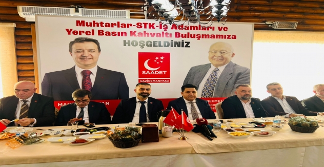 Saadet Partisi Gaziosmanpaşa’da Muhtarlar, STK ve İş İnsanlarıyla Buluştu: Bülent Kaya Ülke Gündemini Değerlendirdi