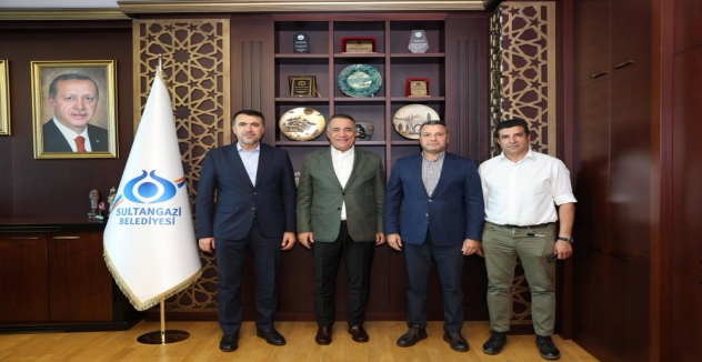 Abdurrahman Dursun, Mehmet Şükrü Erdinç ve Mehmet Fatih Kocaispir’i Ağırladı