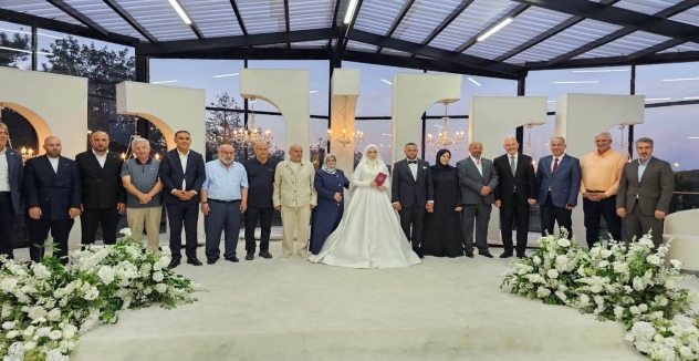 AK Parti Sultangazi İlçe Başkanı İmdat Kamacı, Bünyamin ve Zehra Çiftinin Nikâh Törenine Katıldı