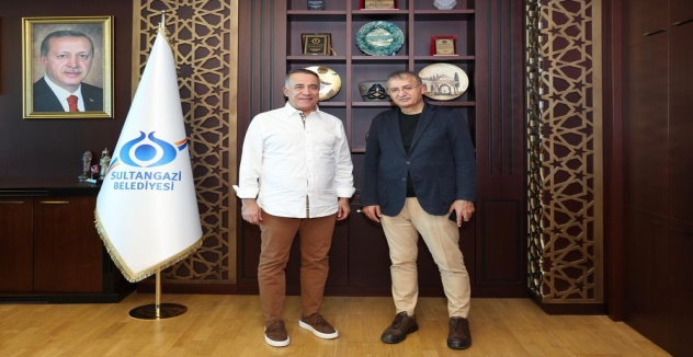 Başkan Abdurrahman Dursun, Gazi Eğitim ve Kültür Vakfı Başkanı Hıdır Karadaş’ı Ağırladı