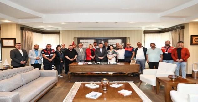 Başkan Balcıoğlu, Belediye- İş Sendikası 1 No’lu Şube Başkanını ağırladı