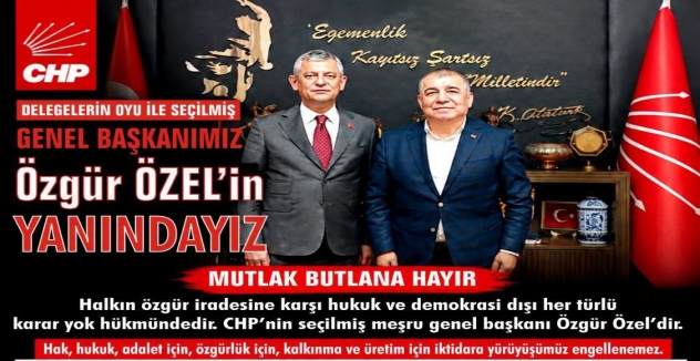 CHP Amasya Milletvekili Ramis Topal’dan Özgür Özel’e Destek Mesajı