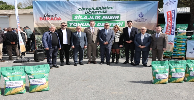 Çiftçilere 1.400 Torba Silajlık Mısır Tohumu Desteği