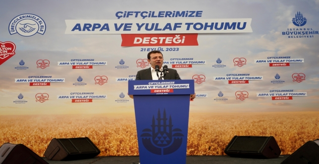 İBB, ÇİFTÇİYE DESTEKTE EL YÜKSELTTİ: ÜCRETSİZ ARPA VE YULAF TOHUMU DAĞITIMINA BAŞLANDI