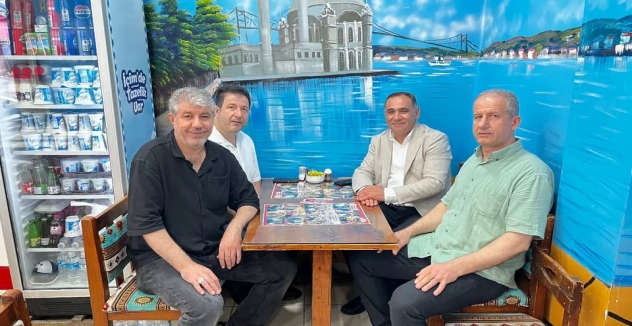İmdat Kamacı’dan Sanatçılar İbrahim ve Mevlüt Harikases’e Ziyaret