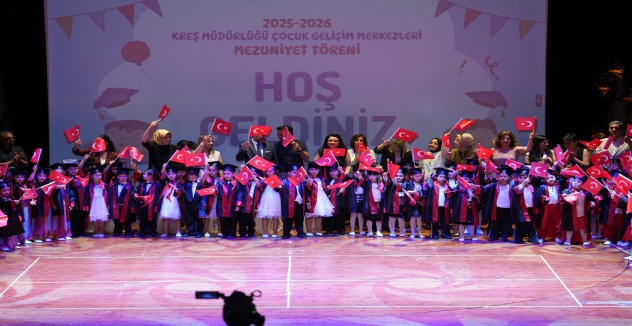 Kartal Belediyesi’nin Kreşlerinde Mezuniyet Heyecanı