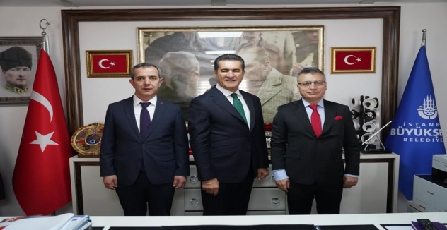 Mustafa Sarıgül’den İBB Mezarlıklar Daire Başkanı Ecevit Yılmaz’a Ziyaret