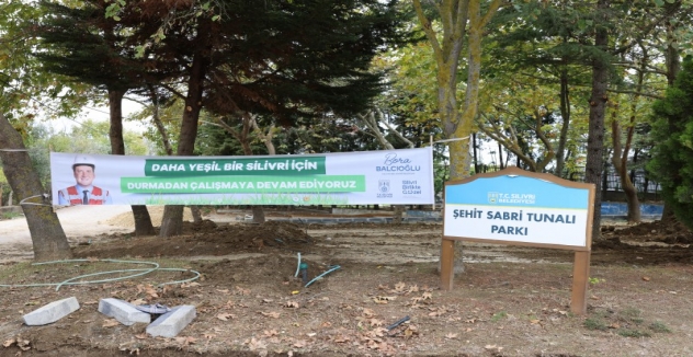 Silivri Belediyesi, park yapım ve yenileme çalışmalarına devam ediyor