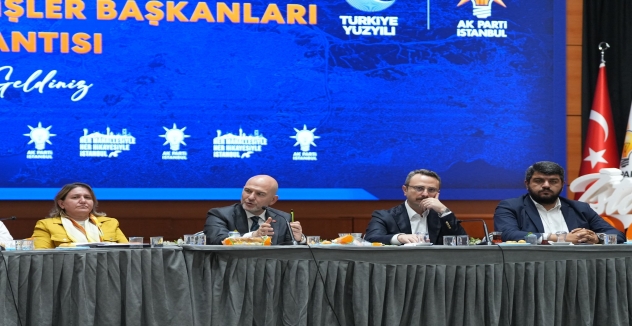 Süleyman Soylu, AK Parti İstanbul Teşkilatı'nın Siyasi ve Hukuki İşler Başkanlarıyla Bir Araya Geldi