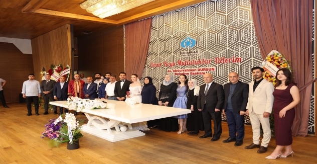 Sultangazi’de Anlamlı Nikâh: Elif Sena ve Ali Dünyaevine Girdi