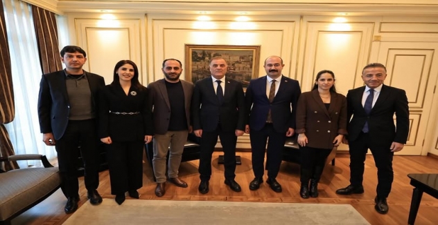 Umut Güney ve Cihan Deniz Akbaş’tan İBB’ye Nezaket Ziyareti