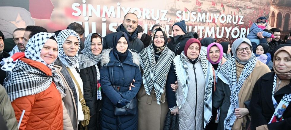 Gaziosmanpaşa Belediye Başkan Vekili Eray Karadeniz’den Filistin’e Destek Yürüyüşü