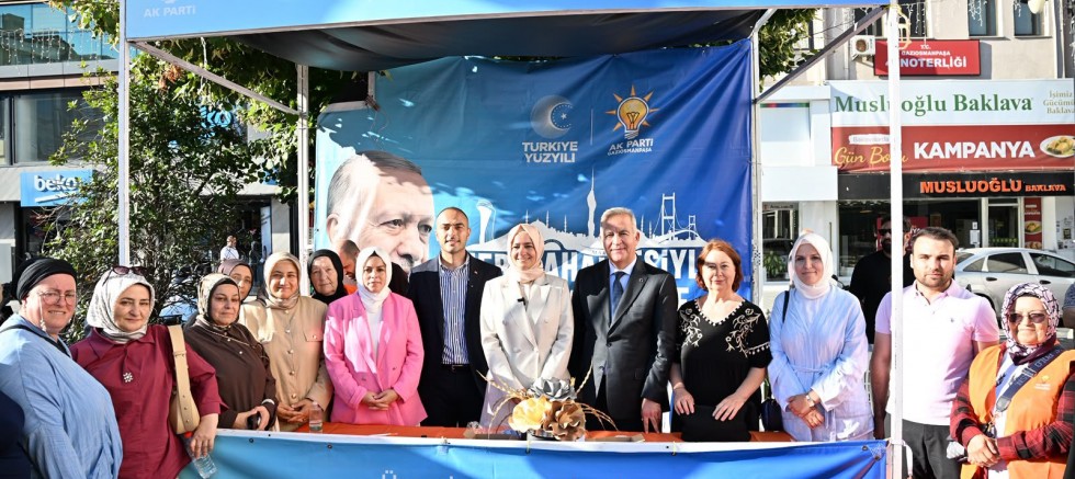 Gaziosmanpaşa’da AK Nokta Ziyareti ve Gençlik Kampına Anlamlı Uğurlama