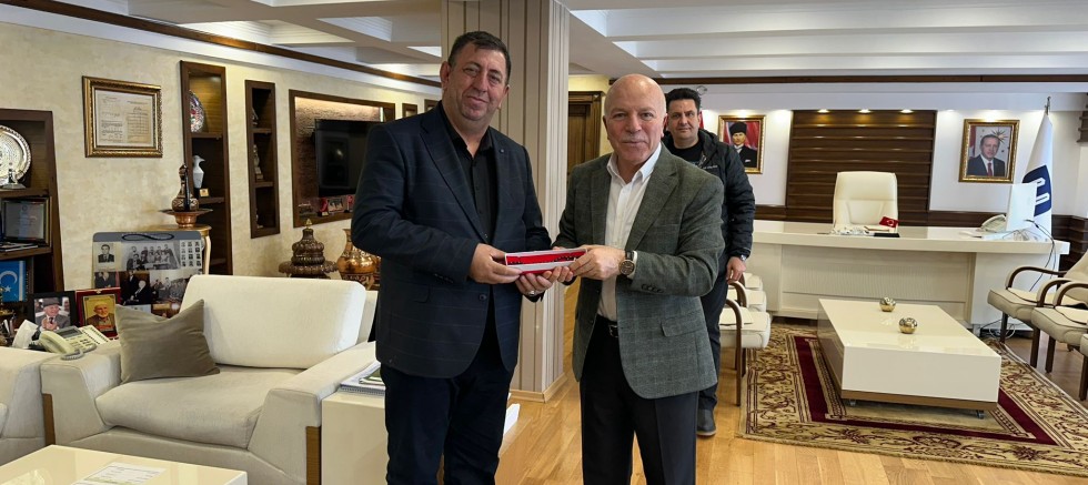 Hanifi Koç’tan Erzurum Büyükşehir Belediye Başkanı Mehmet Sekmen’e Ziyaret