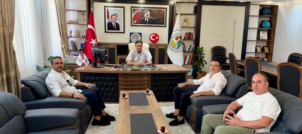 Hasan Yaşar ve Hasan Gençalp'ten Sincik Belediye Başkanı Mehmet Korkut'a Ziyaret
