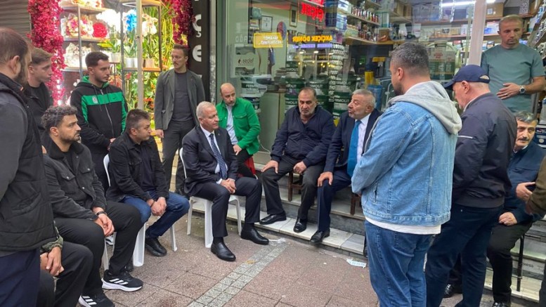 İsmail Ergüneş’ten Metin Yıldız’a Taziye Ziyareti
