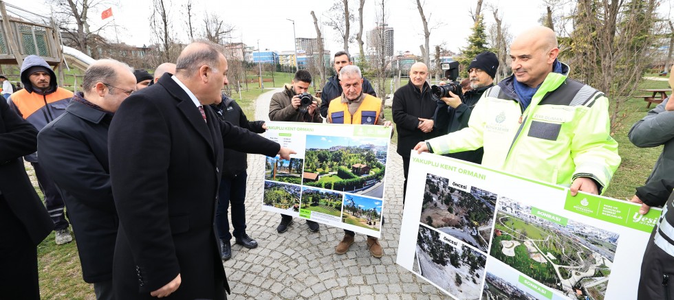 İSTANBUL’UN NEFES BORUSU BEYLİKDÜZÜ: İBB BAŞKAN VEKİLİ NURİ ASLAN’DAN YAKUPLU KENT ORMANI’NA ZİYARET