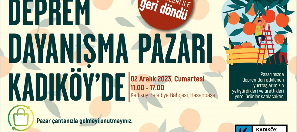 KADIKÖY, DEPREMZEDE ÇİFTÇİLERLE DAYANIŞMAYA DEVAM EDİYOR