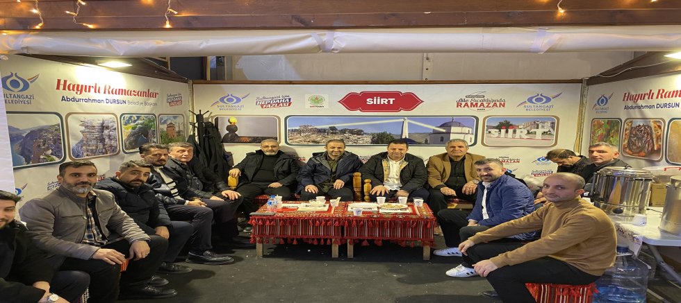 Adil Güngör’den Ramazan Çadırında Siirtlilere Ziyaret