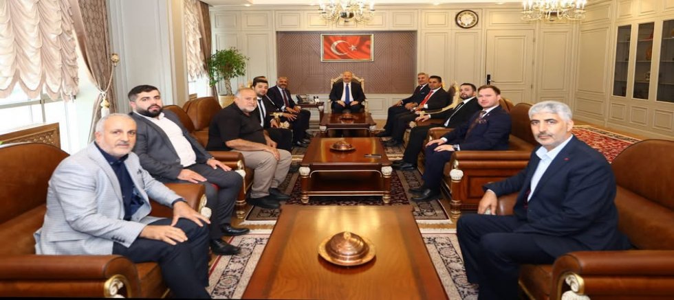Adıyaman Dernekler Federasyonu Başkanı Hüseyin Sevinçtekin'den Vali Abdullah Küçük'e Ziyaret