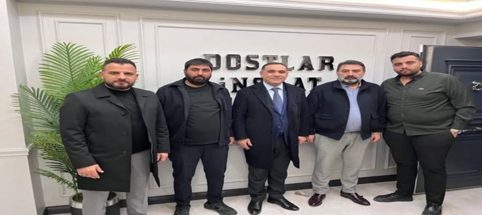AK Parti Sultangazi İlçe Başkanı İmdat Kamacı, Dostlar İnşaat’ı Ziyaret Etti