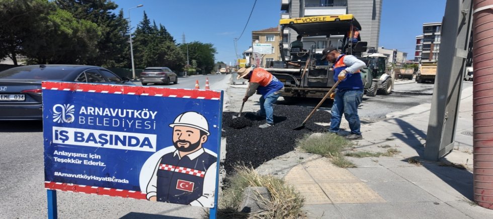 Arnavutköy’ün Yolları ARFALT’ın Gücüyle Yenileniyor