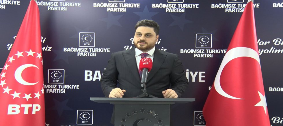 Bağımsız Türkiye Partisi (BTP) Genel Başkanı Hüseyin Baş,“Ya mahkumiyet, ya milli duruş!”