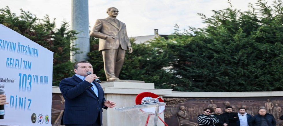 Başkan Balcıoğlu, Büyükçekmece’de Türkiye–Yunanistan Nüfus Mübadelesi’ni anma programına katıldı