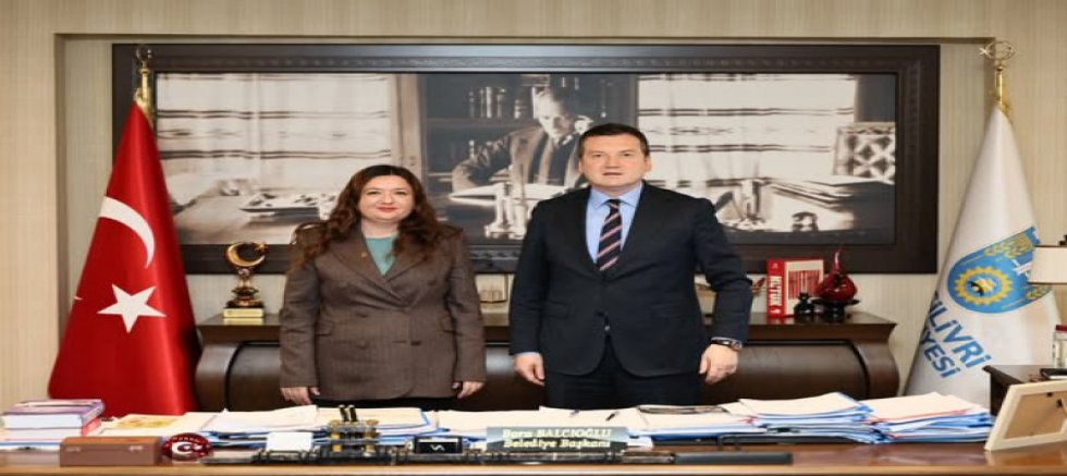 Başkan Balcıoğlu, Evciler Belediye Başkanını ağırladı